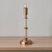 Table Lamp Base Only - Brushed aged brass plate & clear acrylic - 1.5W LED Warm White
