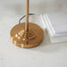 Table Lamp & Shade - Vintage brass & natural linen - 3 x 7W LED E14