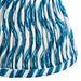 2 PACK 16cm Tapered cylinder Lamp Shade - Marlin blue fabric - Pleated Wave Handcrafted Light