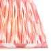 20cm Tapered cylinder Lamp Shade - Coral pink fabric - Pleated Spot Handcrafted Light