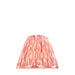 25cm Tapered cylinder Lamp Shade - Coral pink fabric - Pleated Spot Handcrafted Light