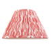 30cm Tapered cylinder Lamp Shade - Coral pink fabric - Pleated Spot Handcrafted Light