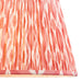 2 PACK 35cm Tapered cylinder Lamp Shade - Coral pink fabric - Pleated Spot Handcrafted Light