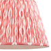 40cm Tapered cylinder Lamp Shade - Coral pink fabric - Pleated Spot Handcrafted Light