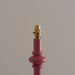 1380mm Tall Floor Lamp - Satin pink clay paint - Trendy Pastel Base Only - 10W LED B22