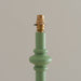 2 PACK 1380mm Tall Floor Lamp - Satin Cotswold green paint - Trendy Pastel Base Only - 10W LED B22