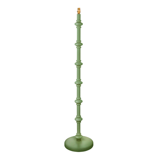 1380mm Tall Floor Lamp - Satin Cotswold green paint - Trendy Pastel Base Only - 10W LED B22