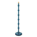 1380mm Tall Floor Lamp - Satin marlin blue paint - Trendy Pastel Base Only - 10W LED B22
