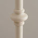 1380mm Tall Floor Lamp - Satin almond white paint - Trendy Pastel Base Only - 10W LED B22