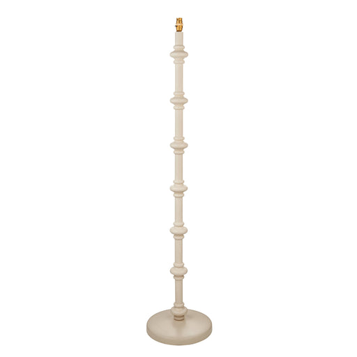 1380mm Tall Floor Lamp - Satin almond white paint - Trendy Pastel Base Only - 10W LED B22
