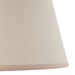 35cm Tapered cylinder Lamp Shade - Vintage white & almond white fabric Light