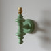 Dimmable Wall Light - Satin Cotswold green painted Wood - Trendy Sconce
