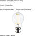 7W Dimmable B22 GLS LED Light Bulb - Warm White 2700K 806 Lumens