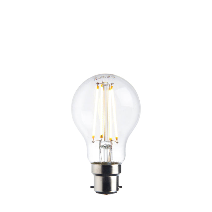 7W Dimmable B22 GLS LED Light Bulb - Warm White 2700K 806 Lumens