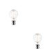 2 PACK 7W Dimmable B22 GLS LED Light Bulb - Warm White 2700K 806 Lumens