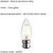 4 PACK 4W Dimmable B22 CANDLE LED Light Bulb - Warm White 2700K 470 Lumens
