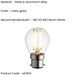 4W Dimmable B22 GOLF LED Light Bulb - Warm White 2700K 470 Lumens