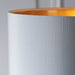2 PACK 1500mm Tall Floor Lamp - Antique brass plate & vintage white fabric - 10W LED E27