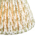 2 PACK 16cm Tapered cylinder Lamp Shade - Herb green fabric - Pleated Leaf Handcrafted Light