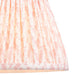 20cm Tapered cylinder Lamp Shade - Peachy Pink fabric - Pleated Leaf Handcrafted Light