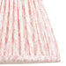 2 PACK 20cm Tapered cylinder Lamp Shade - Peachy Pink fabric - Pleated Leaf Handcrafted Light