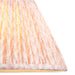 30cm Tapered cylinder Lamp Shade - Peachy Pink fabric - Pleated Leaf Handcrafted Light