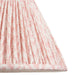 2 PACK 30cm Tapered cylinder Lamp Shade - Peachy Pink fabric - Pleated Leaf Handcrafted Light