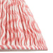 30cm Tapered cylinder Lamp Shade - Coral pink fabric - Pleated Wave Handcrafted Light