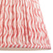 2 PACK 35cm Tapered cylinder Lamp Shade - Coral pink fabric - Pleated Wave Handcrafted Light