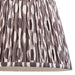 2 PACK 35cm Tapered cylinder Lamp Shade - Pearl grey fabric - Pleated Spot Handcrafted Light