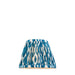 20cm Tapered cylinder Lamp Shade - Marlin blue fabric - Pleated Spot Handcrafted Light