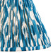2 PACK 30cm Tapered cylinder Lamp Shade - Marlin blue fabric - Pleated Spot Handcrafted Light