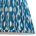 2 PACK 35cm Tapered cylinder Lamp Shade - Marlin blue fabric - Pleated Spot Handcrafted Light