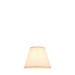 16cm Tapered cylinder Lamp Shade - Vintage white & almond white fabric Light
