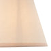 20cm Tapered cylinder Lamp Shade - Vintage white & almond white fabric Light