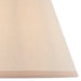 25cm Tapered cylinder Lamp Shade - Vintage white & almond white fabric Light