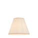 25cm Tapered cylinder Lamp Shade - Vintage white & almond white fabric Light