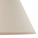 2 PACK 30cm Tapered cylinder Lamp Shade - Vintage white & almond white fabric Light