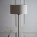 2 PACK 1500mm Tall Floor Lamp - Vintage brass & natural linen - 10W LED E27