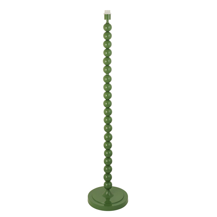 1327mm Tall Floor Lamp - Gloss Cotswold green paint - 10W LED E27