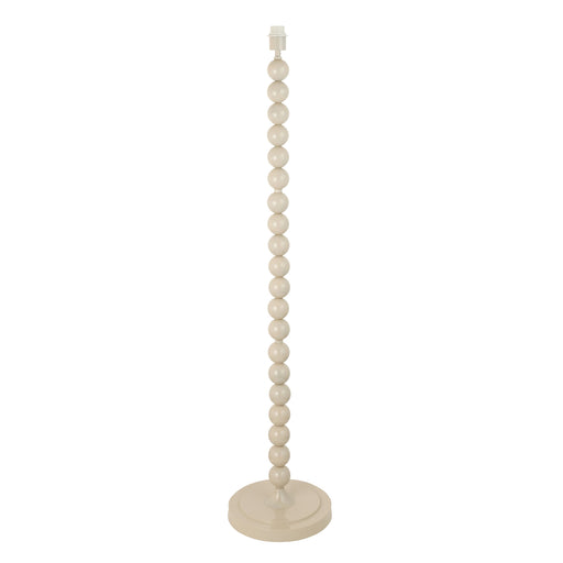 1327mm Tall Floor Lamp - Gloss almond white paint - 10W LED E27