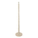 1327mm Tall Floor Lamp - Gloss almond white paint - 10W LED E27
