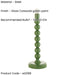 Table Lamp Base Only - Gloss Cotswold green paint - 7W LED E14