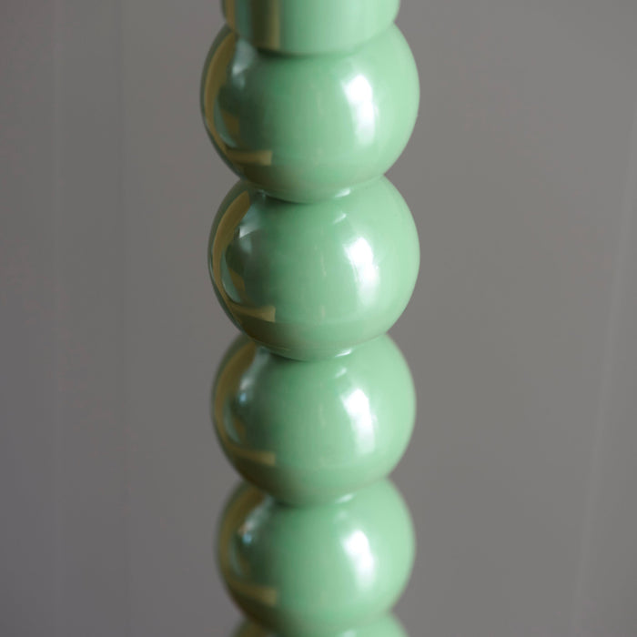 Table Lamp Base Only - Gloss Cotswold green paint - 7W LED E14