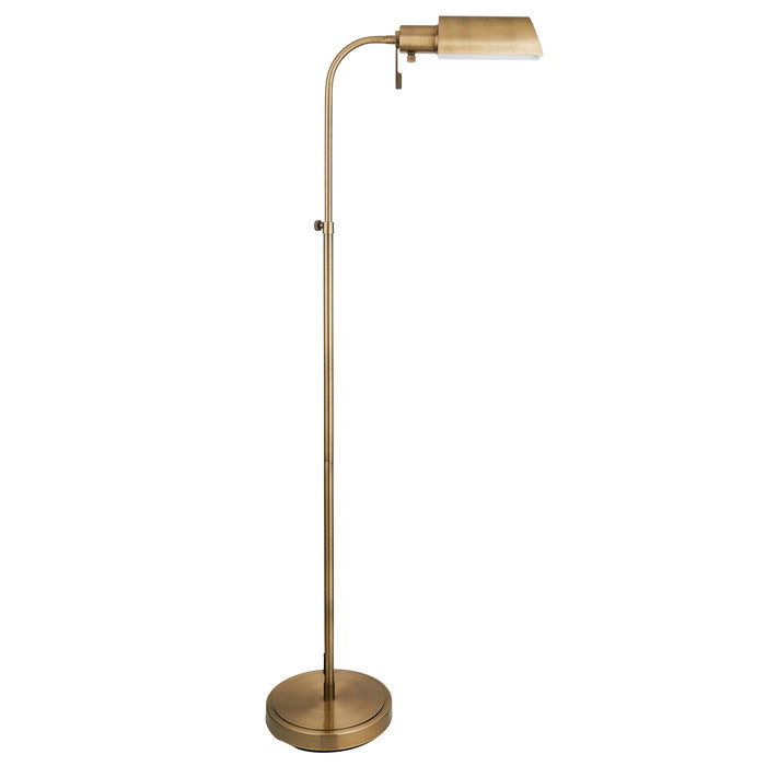 2 PACK 1400mm Tall Floor Lamp - Antique brass plate - 10W LED E27