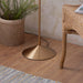 1500mm Tall Floor Lamp - Brushed aged brass plate & natural raffia - 10W LED E27