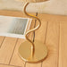 2 PACK Table Lamp & Shade - Brushed aged brass plate & natural raffia - 7W LED E14