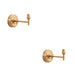 2 PACK Dimmable Wall Light - Brushed aged brass plate - Step Rose Fold Arm Sconce - 7W B22 LED