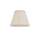 Dimmable Wall Light - Brushed aged brass plate & vintage white fabric Shade - 7W B22 LED