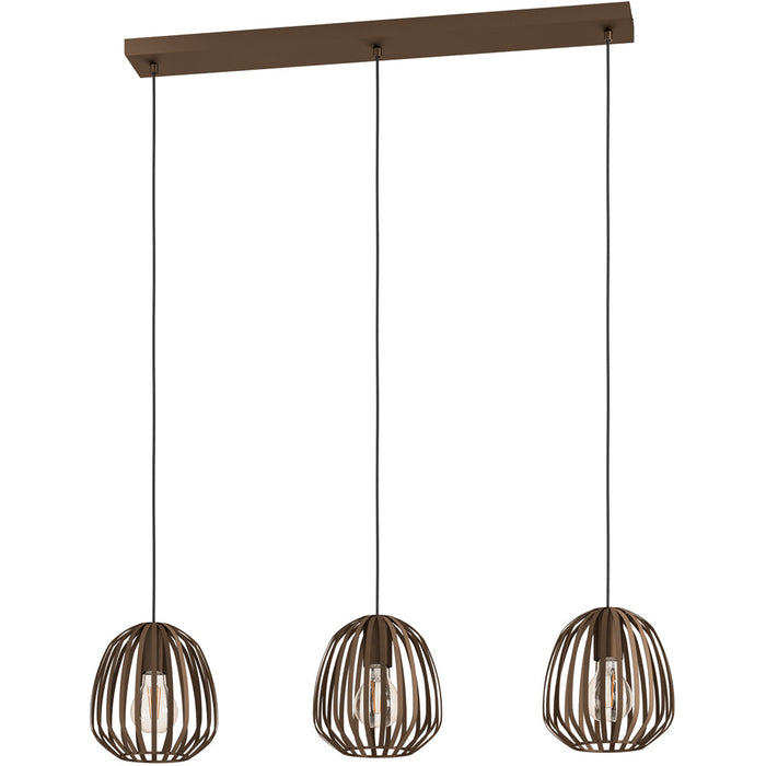 Stylish Modern Bronze Triple Pendant Ceiling Light for Indoor Spaces